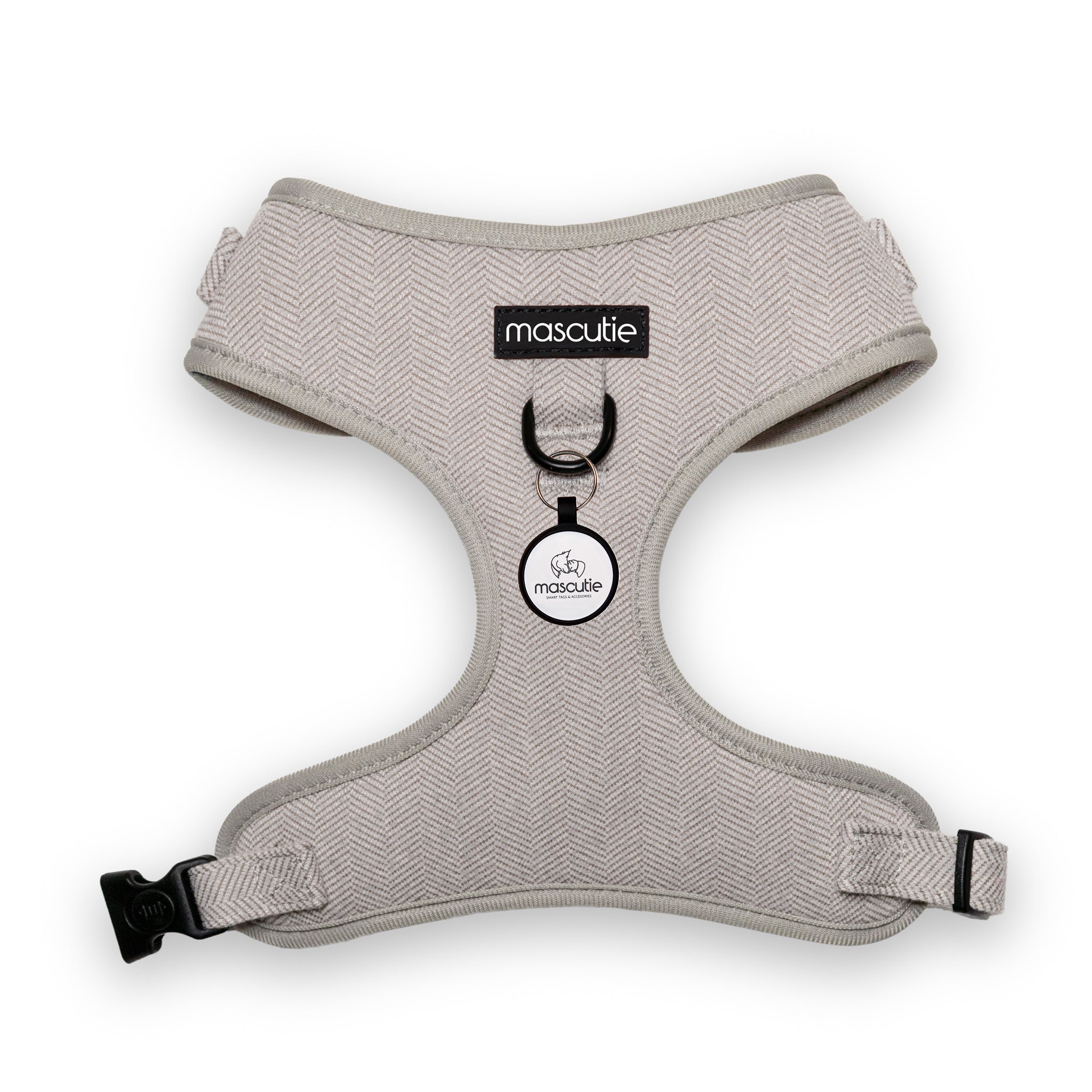 Arnés Tweed Gray + M-Tag