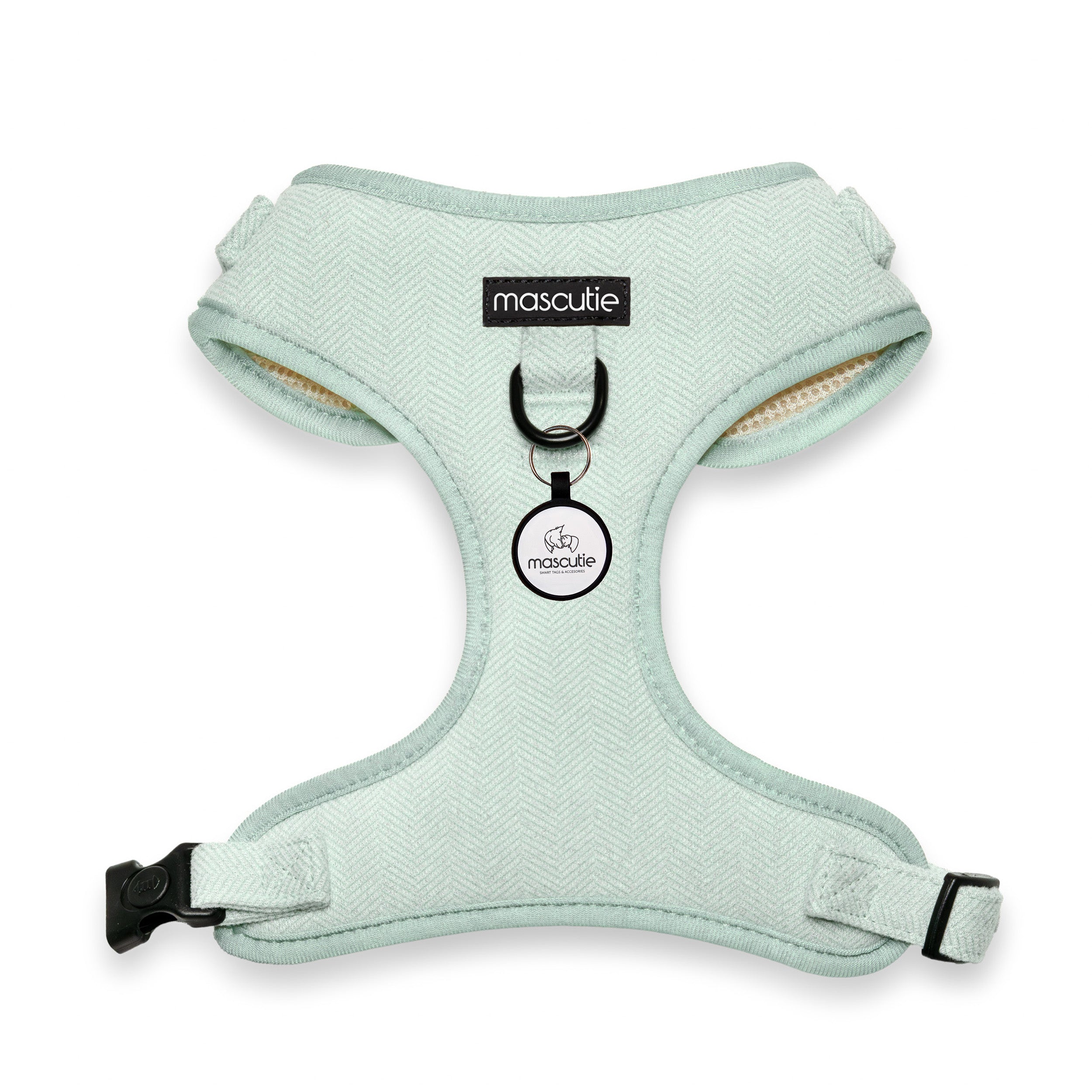 Arnés Tweed Mint + M-Tag