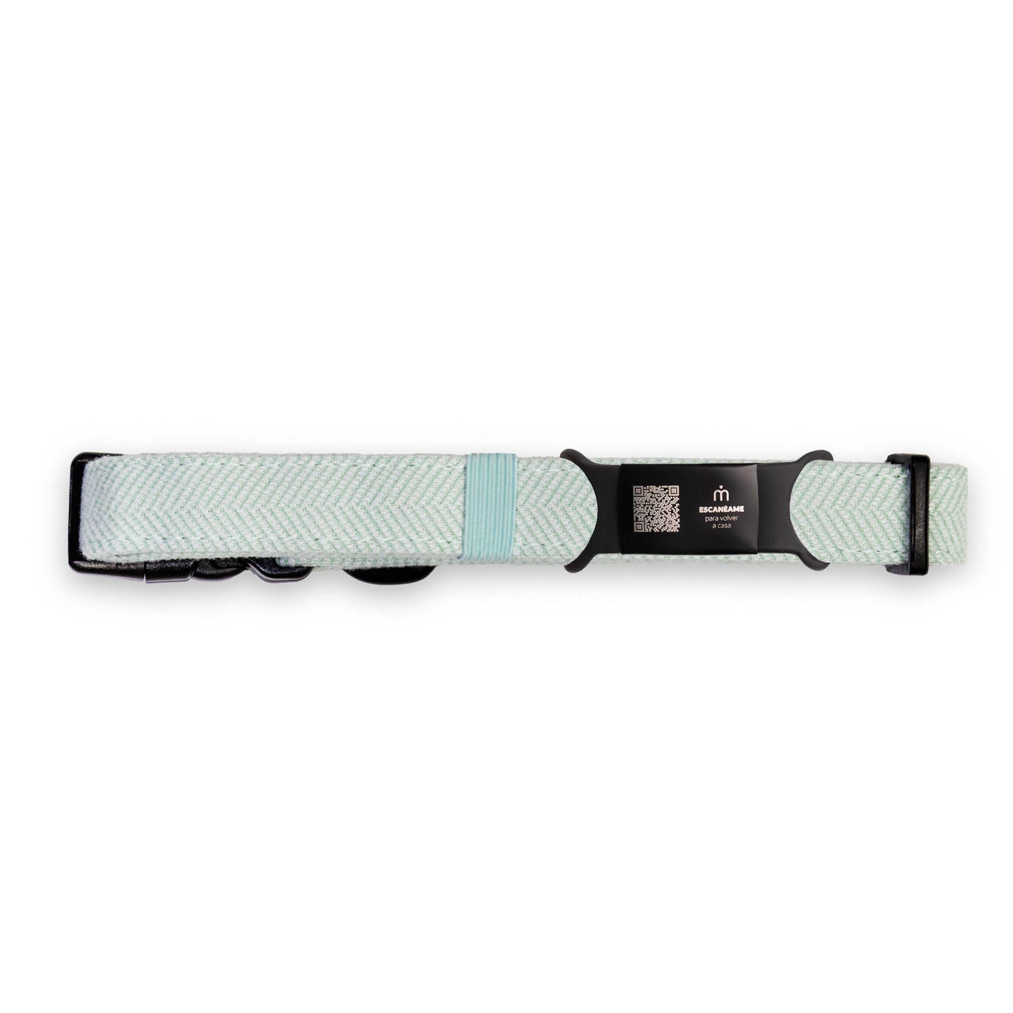 Collar Tweed Mint + M-Tag Slim