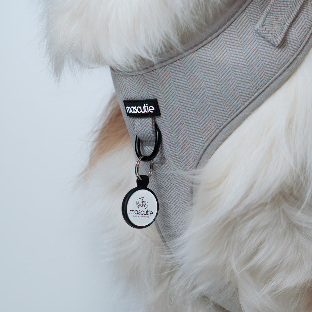 Arnés Tweed Gray + M-Tag