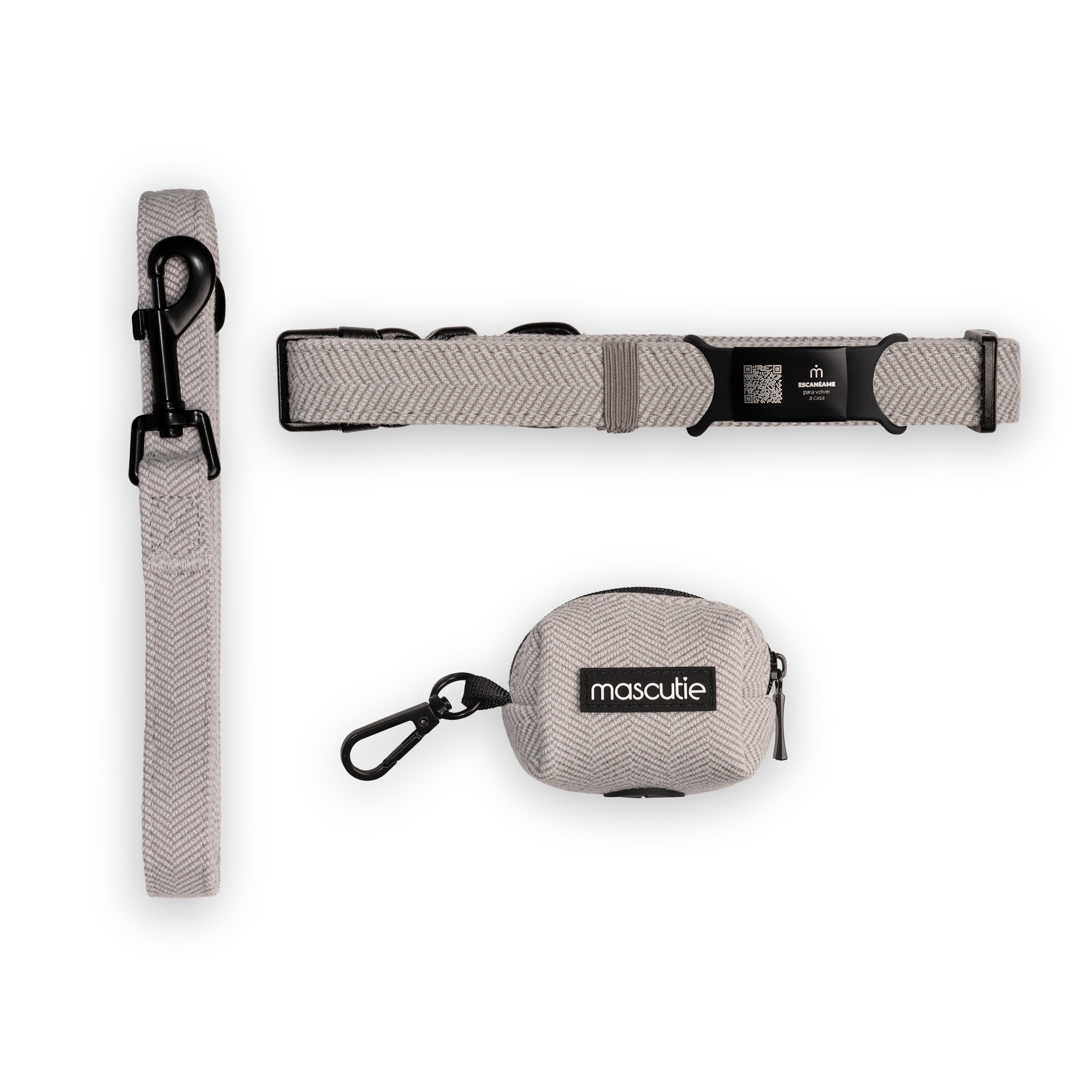 Kit Completo Collar Tweed I Gray