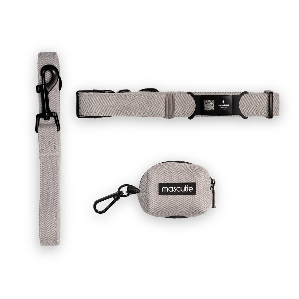 Kit Completo Collar Tweed I Gray