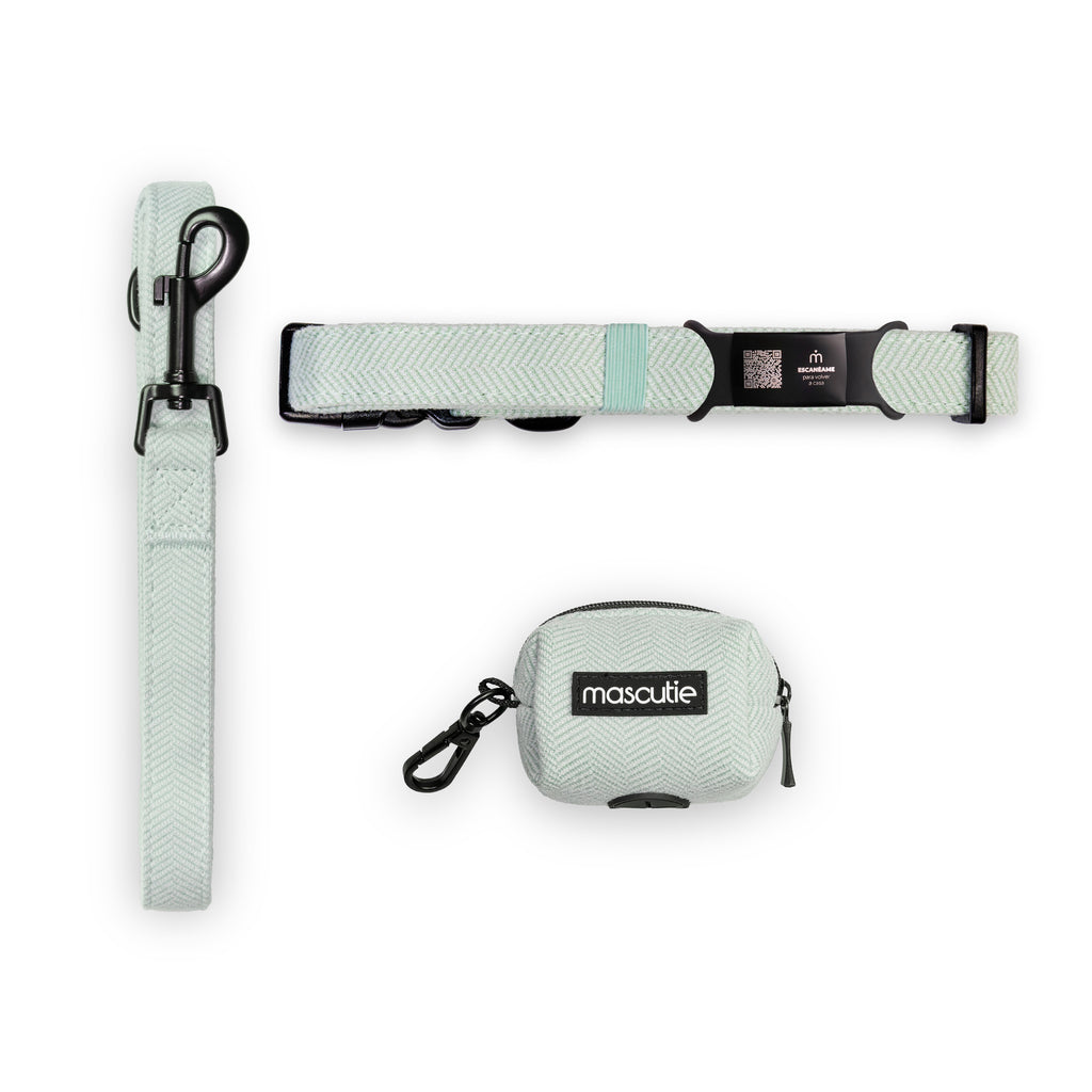 Kit Completo Collar Tweed I Mint