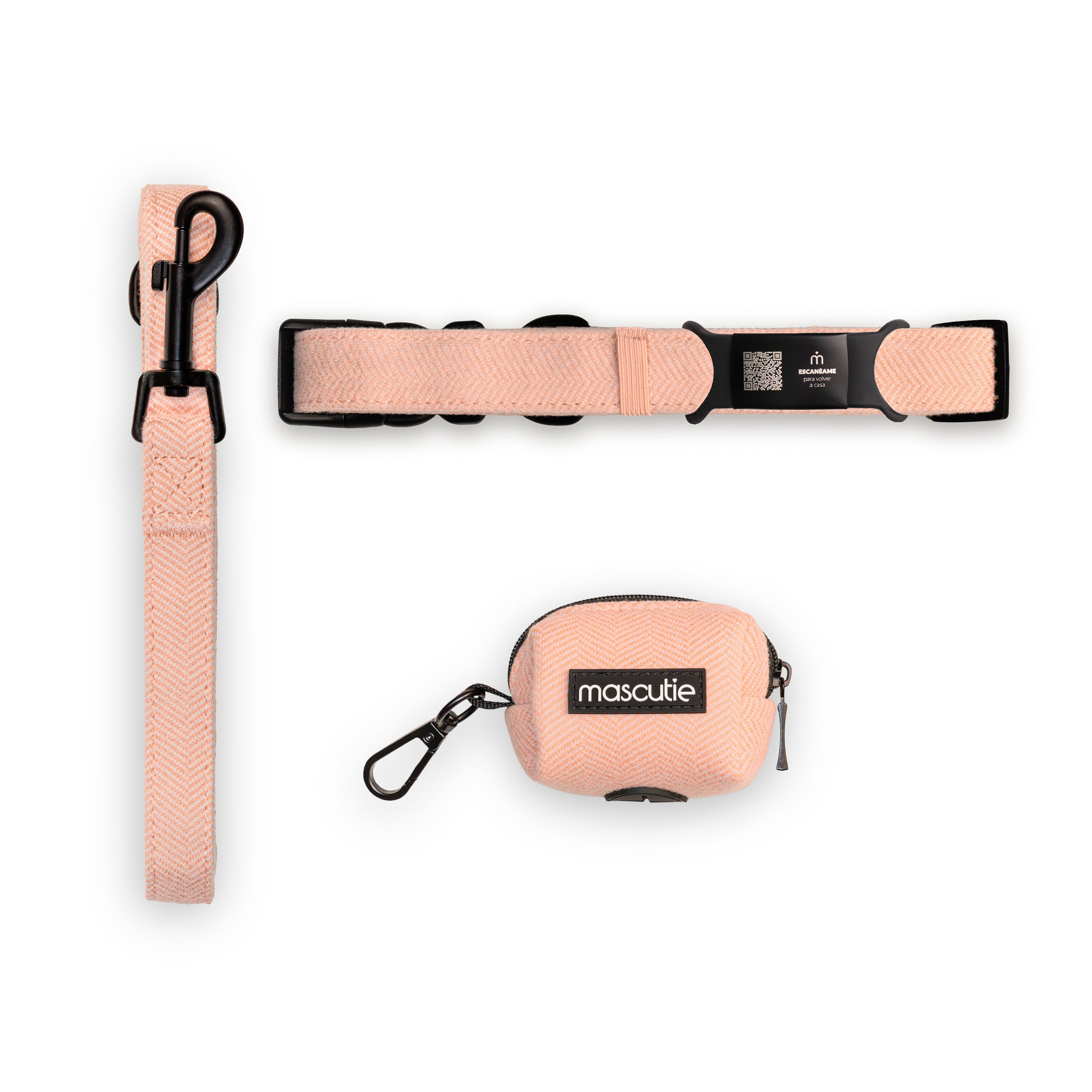 Kit Completo Collar Tweed I Peach