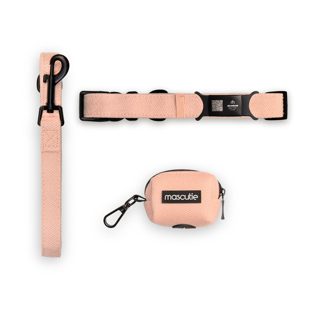 Kit Completo Collar Tweed I Peach